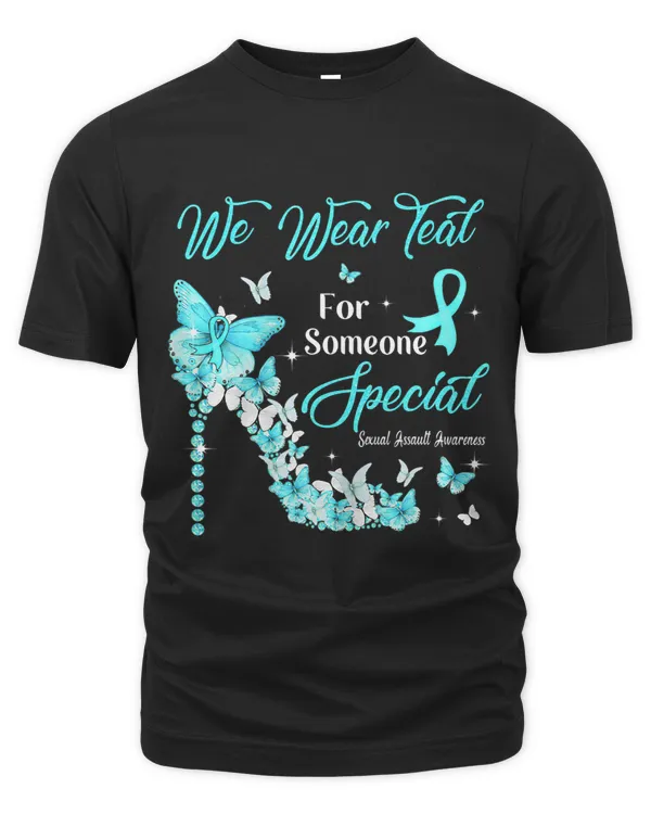 We Wear Teal Butterflies Sexual Assault Awareness