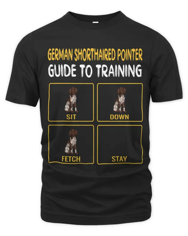 Training Funny Dog German ShortHair Braco