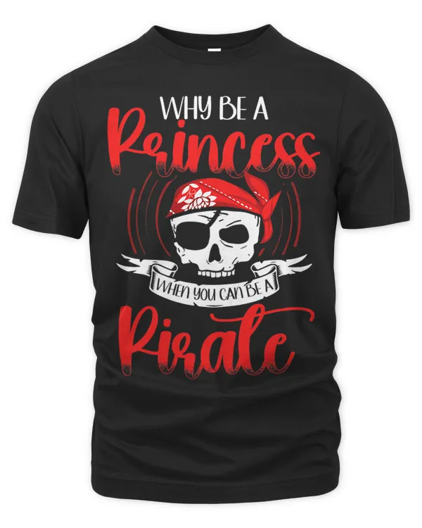 Funny Pirate Shirt Women Jolly Roger Girls Freebooter
