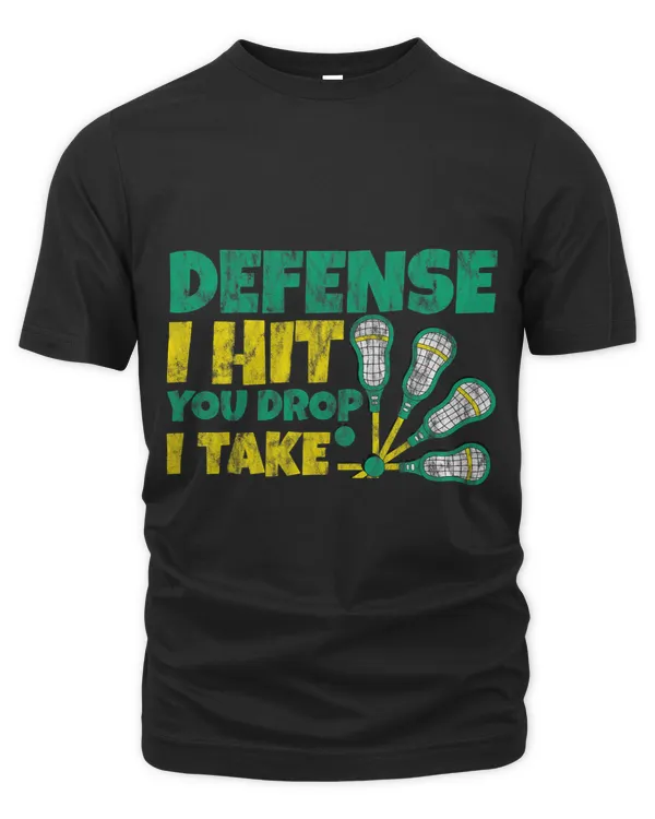 Defense I Hit You Drop I Take --- T-Shirt