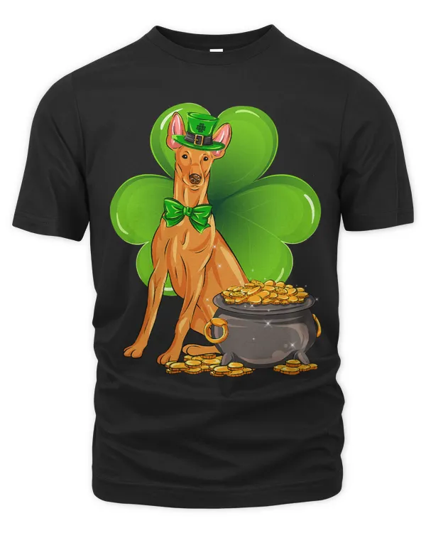 St Patricks Day Pharaoh Hound Shamrock Pet Dog Lover