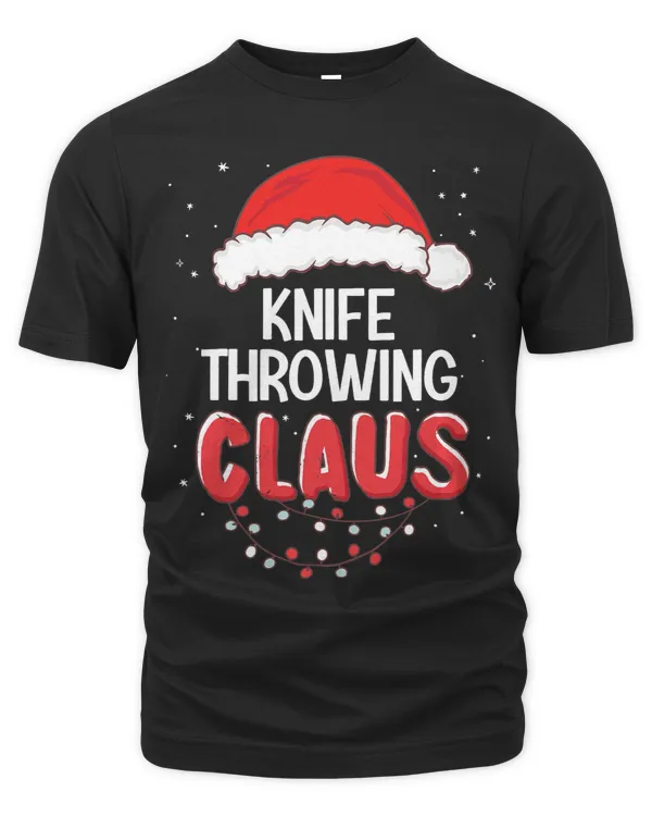 Knife Throwing Santa Claus Christmas Matching Costume