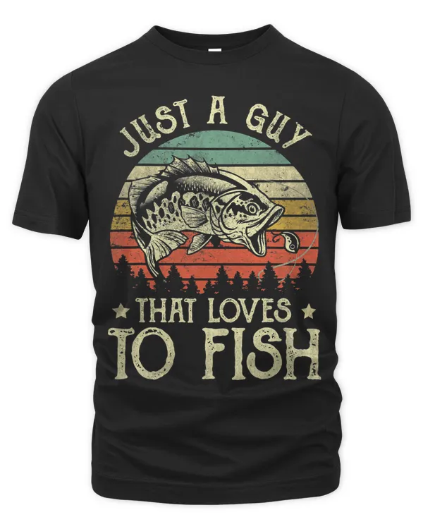 Vintage Bass Fishing Just A Guy That Loves To Fish