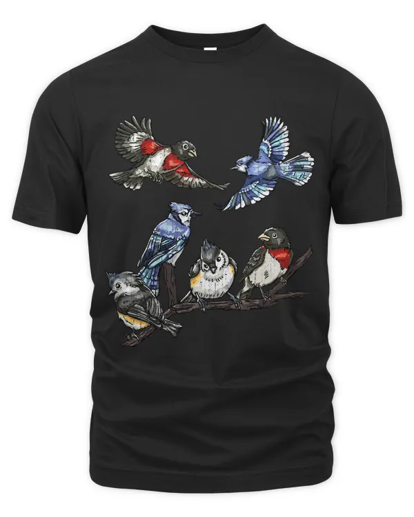 Vintage Birdwatching Animal Lover Chickadee Bird