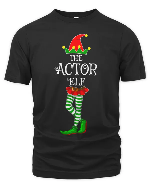 The Actor Elf Family Matching Xmas Funny Idea Christmas