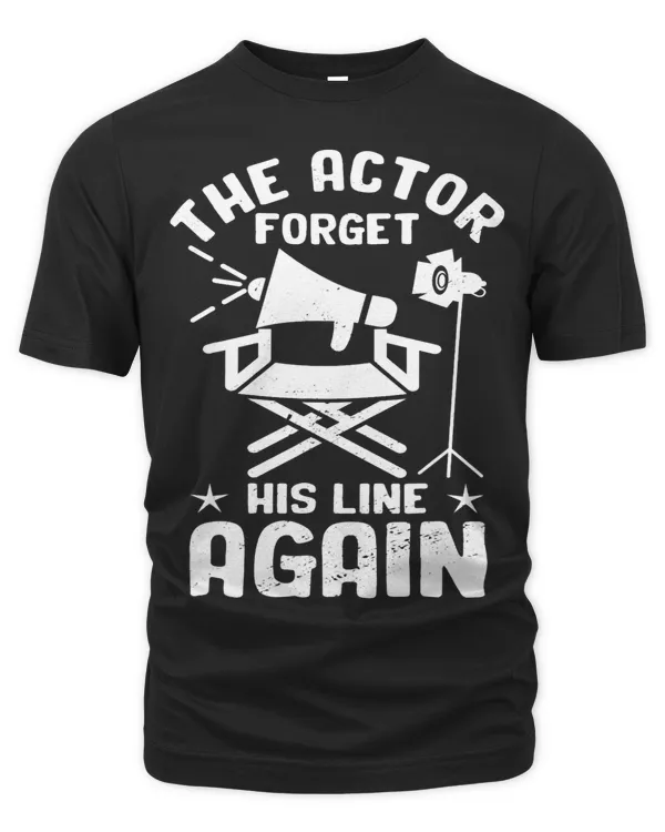 The Actor Forget His Line Again Drama Theatre Performance