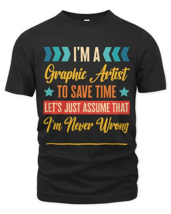Retro Inspired Graphic Artist to save time Im never wrong
