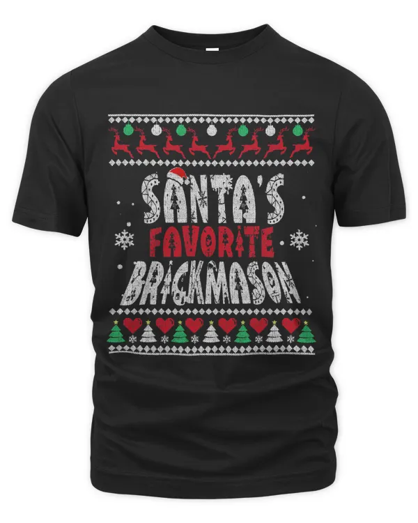 Ugly Christmas Santa Favorite Brickmason