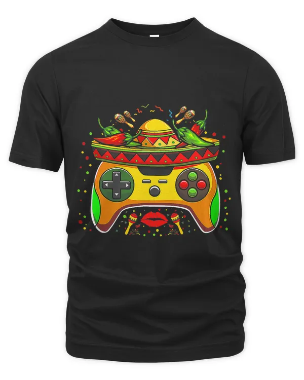 Video Game Sombrero Peppers Maraca Gaming Matching Family