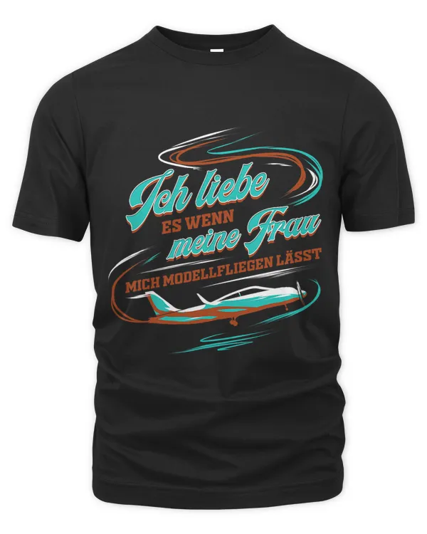 Mens Model Aviator I Love My Wife Model Flight Gift