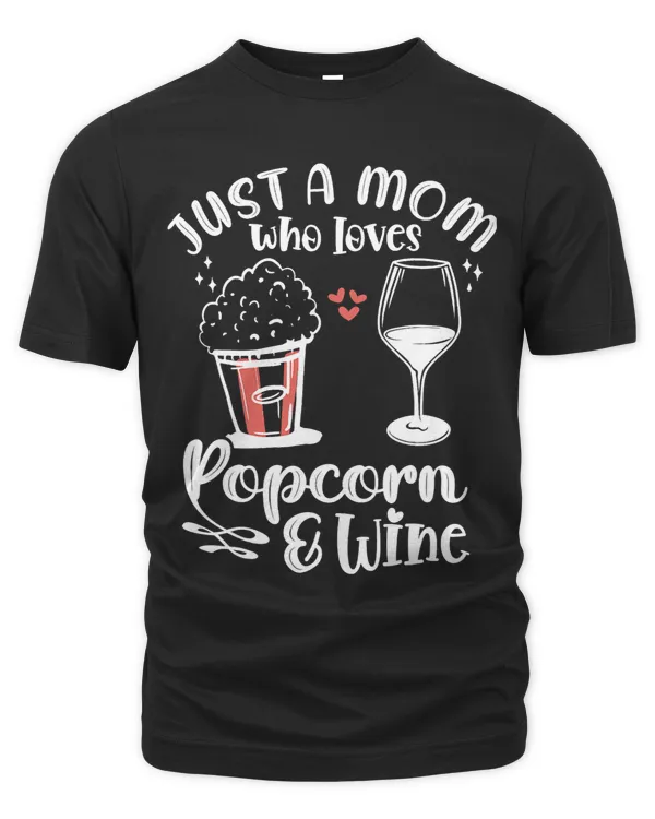 Just A Mom Who Loves Popcorn And White Wine Movie Night