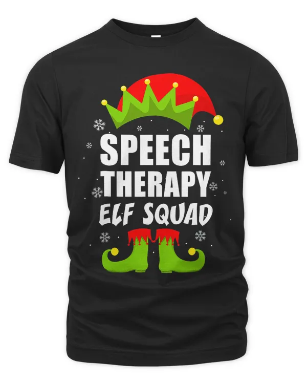 Funny Speech Therapy Elf Squad Christmas Pajama For Him Her