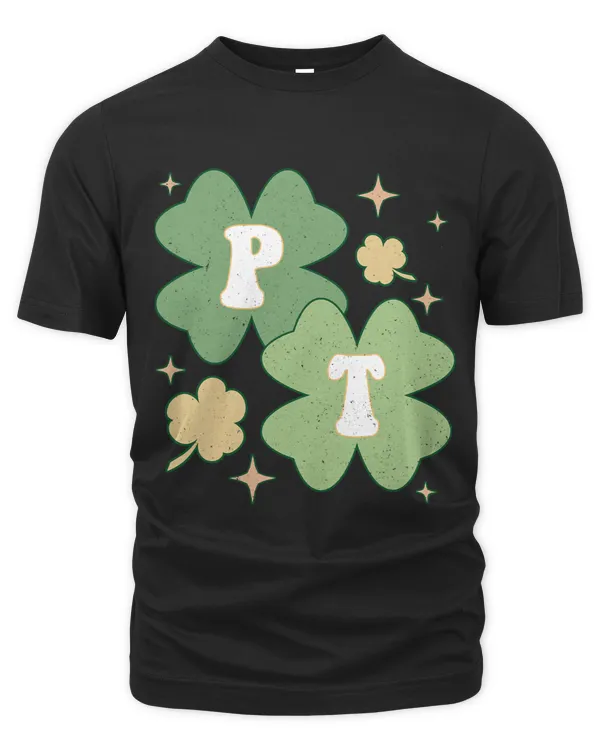 Funny Physical Therapy Therapist Shamrock St Patricks Day
