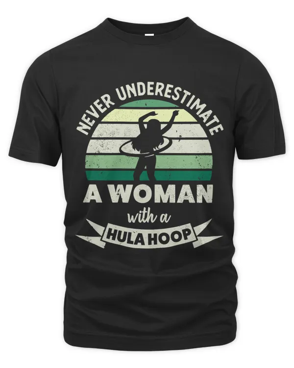 Womens Woman with a Hula Hoop Funny hooping Xmas Gifts Mom