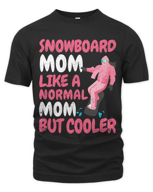 Womens Funny Snowboarding Mum Mothers Day Boarders Snowboard Mom