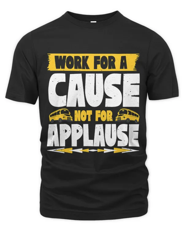 Work for a Cause School Bus Driver Student Delivery