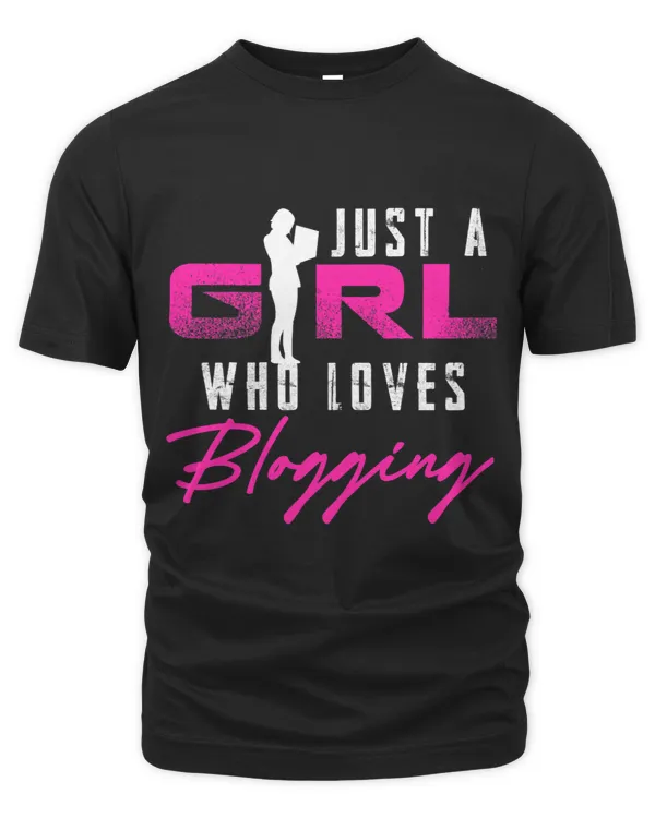 Womens Girl Who Loves Blogging Blogger Author Writer Travel Vlogger