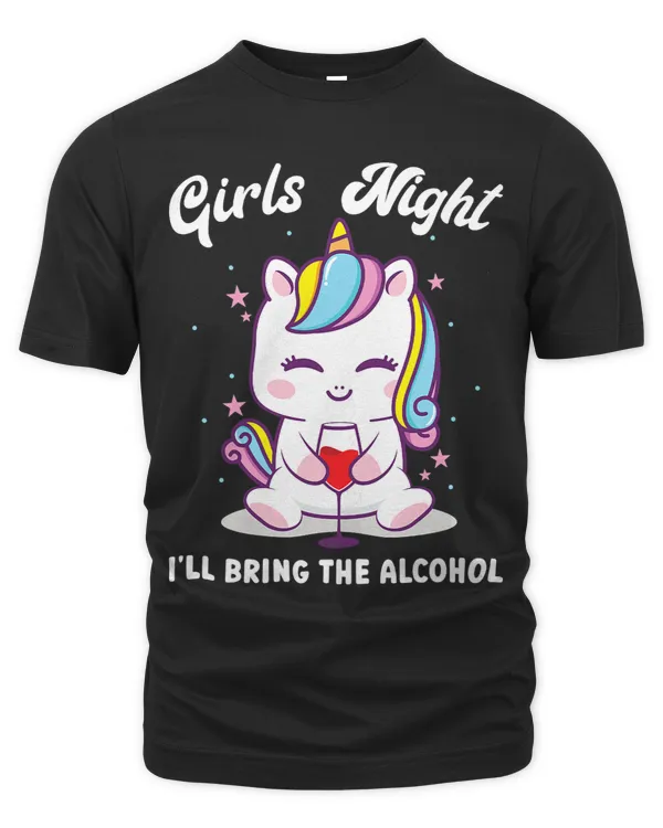 Womens girls night Ill bring the alcohol unicorn pub hop partying 1
