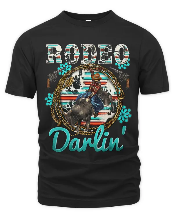 Western Turquoise Rodeo Darlin Barrel Racing Bull Riding
