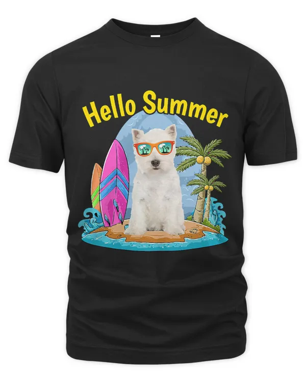 Westie Hello Summer Dog Lover Vacation