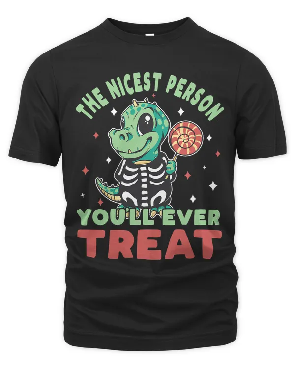 The Nicest Person You Will Ever Treat Dinosaur Halloween 1