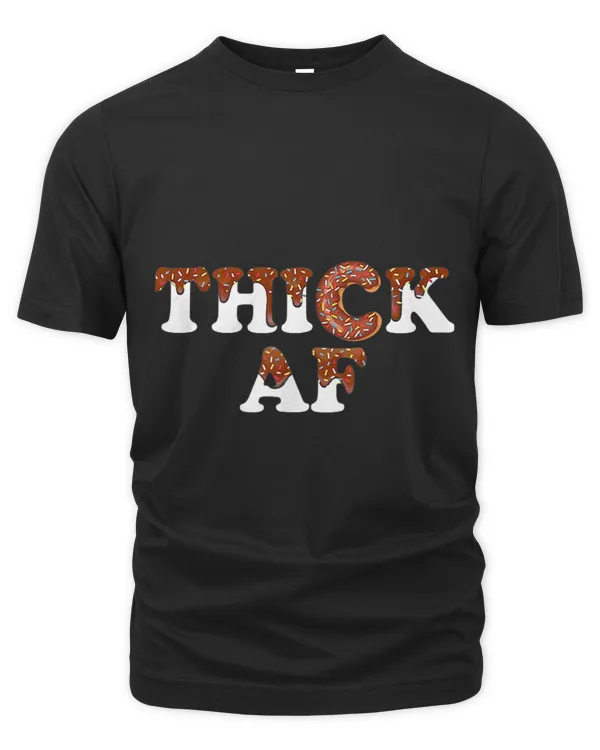 Thick AF Funny Donut Fitness Weightlifting _1