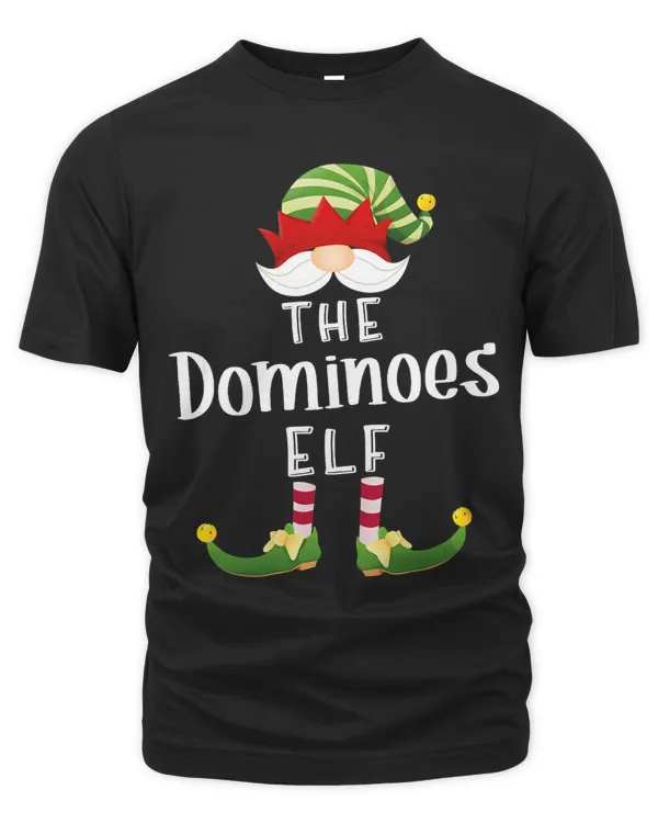 Dominoes Elf Group Christmas Funny Pajama Party