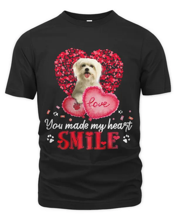 You Make My Heart Smile Maltese With Heart