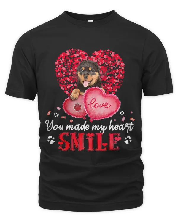 You Make My Heart Smile Rottweiler With Heart