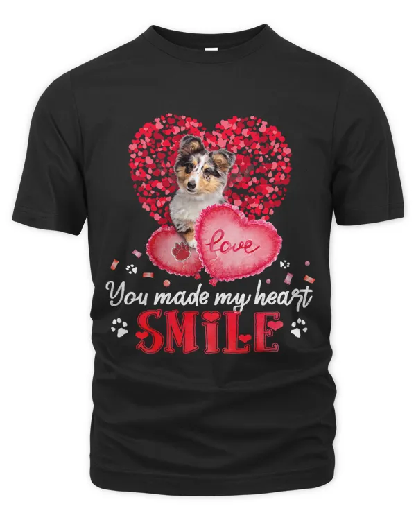 You Make My Heart Smile Shetland Sheepdog With Heart