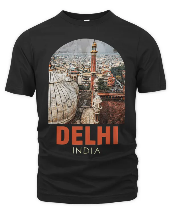 Delhi India Travel Poster Jama Masjid Delhi Traveling Indian