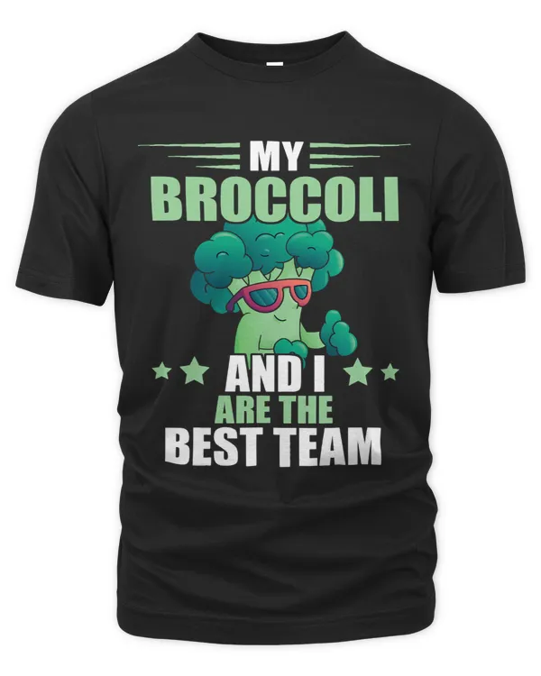 Funny Broccoli Veggie Best Team Healthy Vegetable Vegan