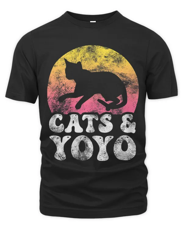 Funny Cats YoYo Vintage Retro Hobby