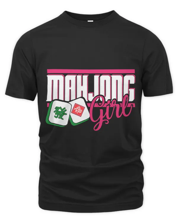 Womens Mahjong Girl Chinese Board Game MahJongg Player