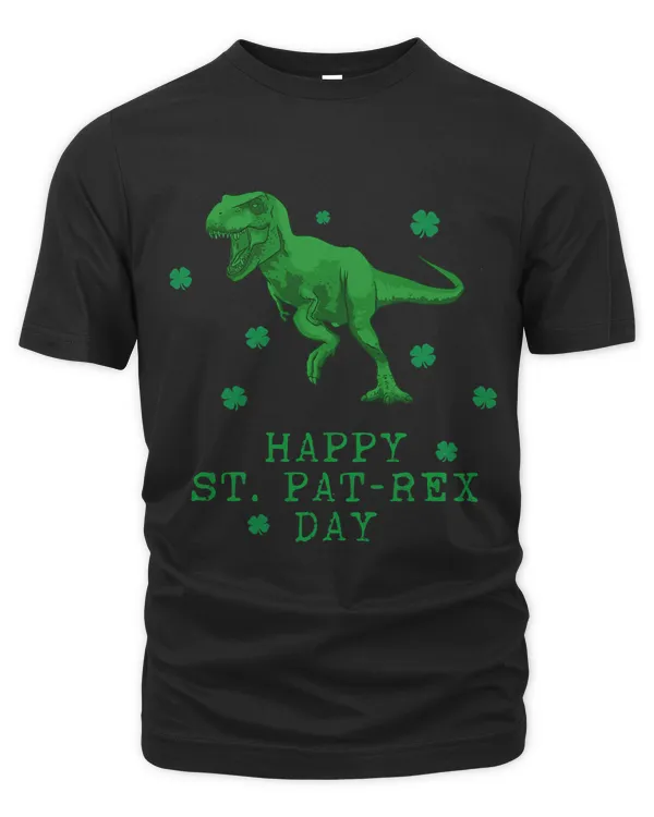 Funny Happy Saint Pat Rex Day T Rex