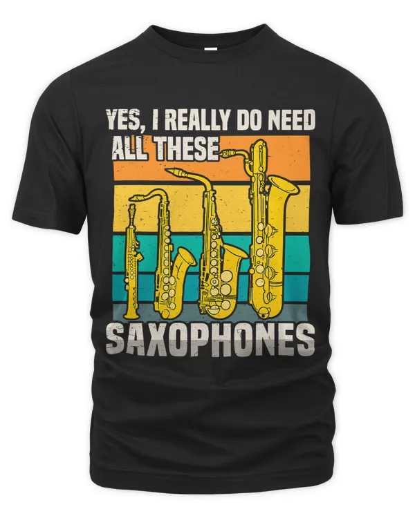 Funny I Needed All These Saxophones