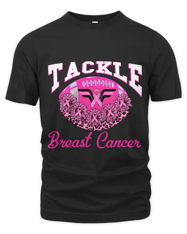Tackle Football Pink Ribbon Breast Cancer Awareness Month