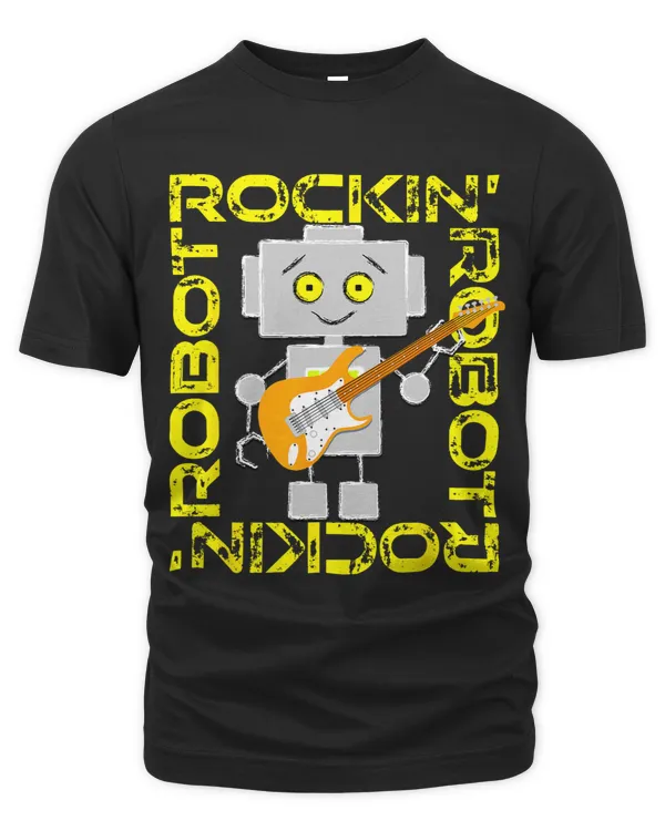 Rockin Robot heavy metal love electric guitar guitarist