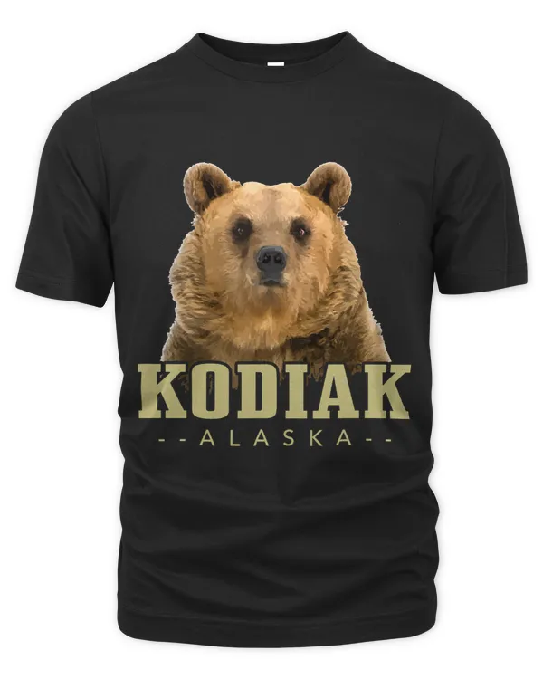 Kodiak Alaska Bear Hiking Nature Vintage The Last Frontier