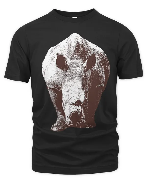 Cool Cute Walking Rhinoceros Hippopotamus Hippo Rhino Animal