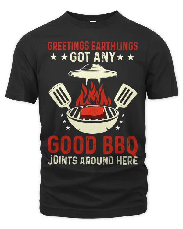 Funny BBQ with Aliens Extraterrestrial barbecue 21
