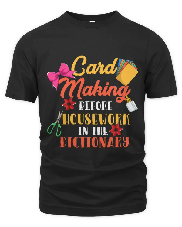 Card Making Before Housework in Dictionary 2Scrapbooking