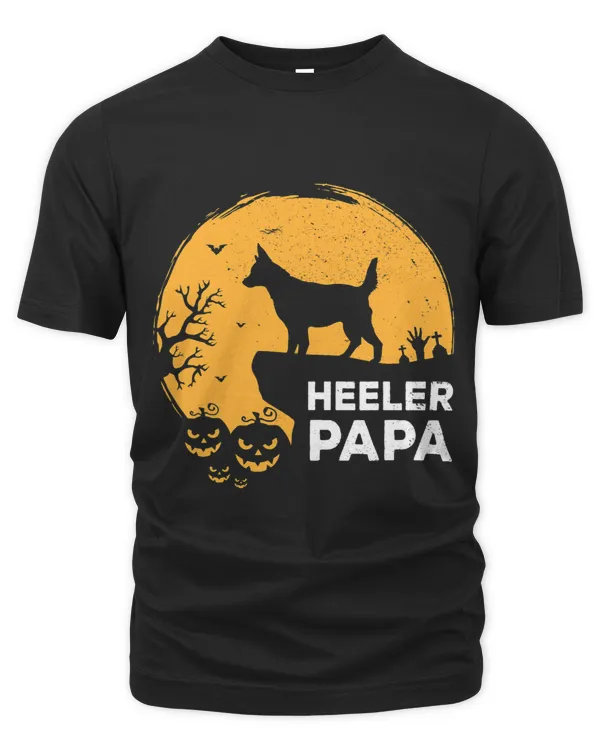 Full Moon Halloween Heeler Papa Australian Cattle Dog Dad