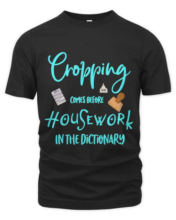Funny Cropping before Housework in Dictionary Scrapbook