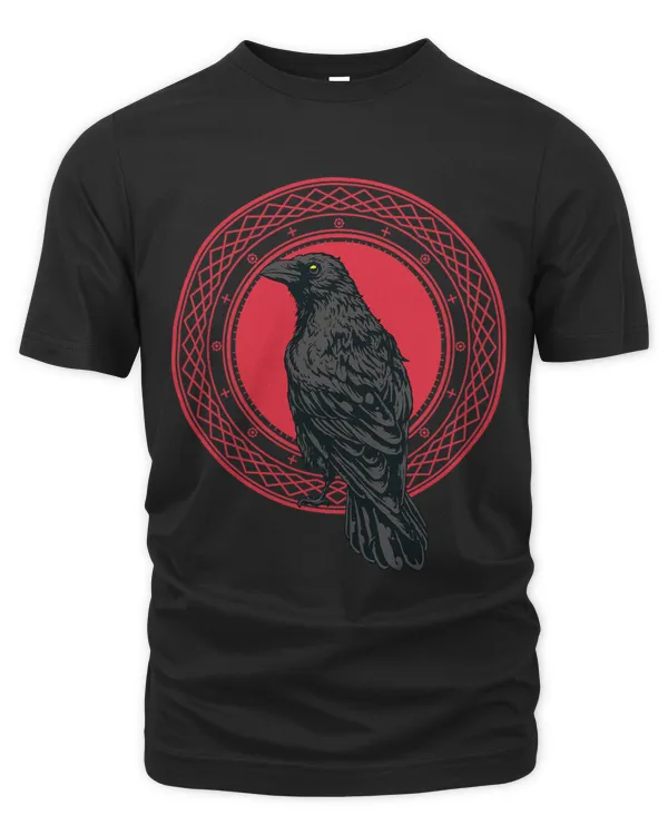 Beautiful Black Crow Raven Bird Watch. Birds Silhouette