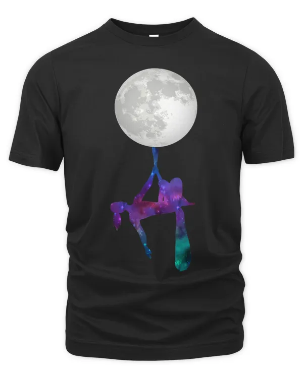 Aerial Moon Hanging Aerialist Aerial Hoop Air Acrobatic
