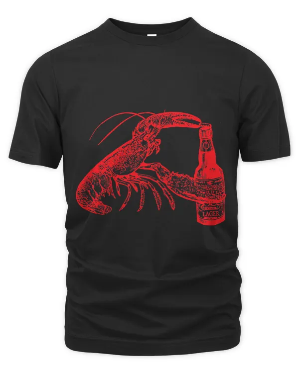 Beer Drinking Lobster Funny Spirit Animal Maine Lobstah Gift