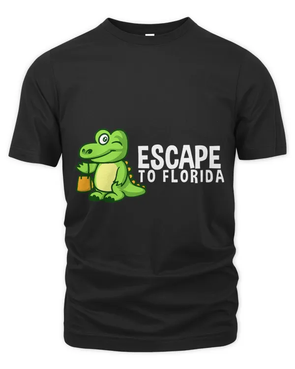 Funny DeSantis Alligator Escape to Florida
