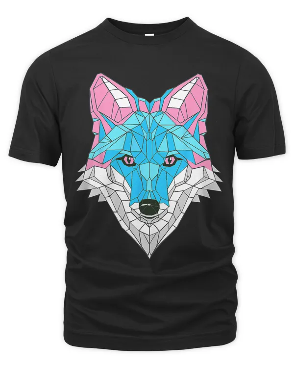 Geometric Polygonal Fox LGBT LGBTQ Transgender Pride Gift