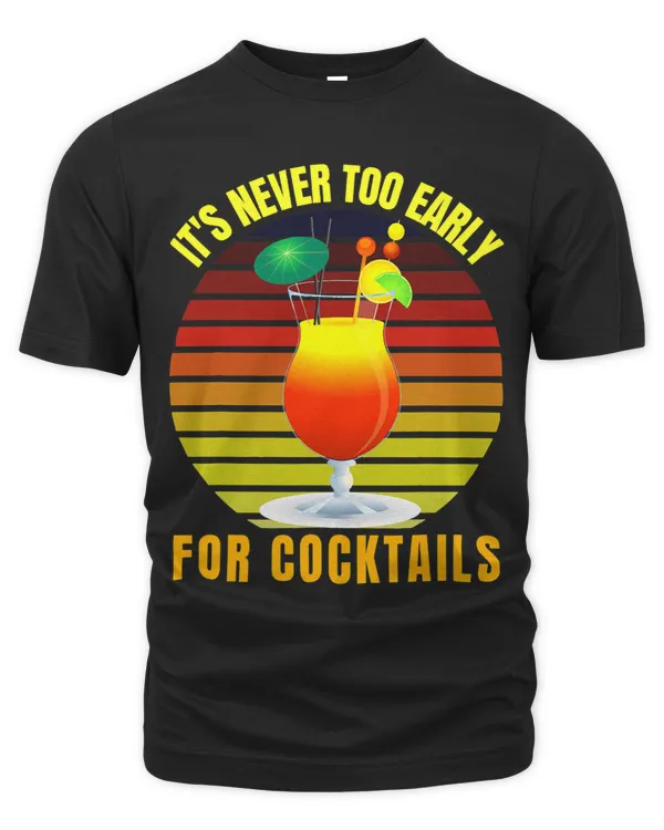 Cocktails tshirt cocktails sun set gift funny day drinker22